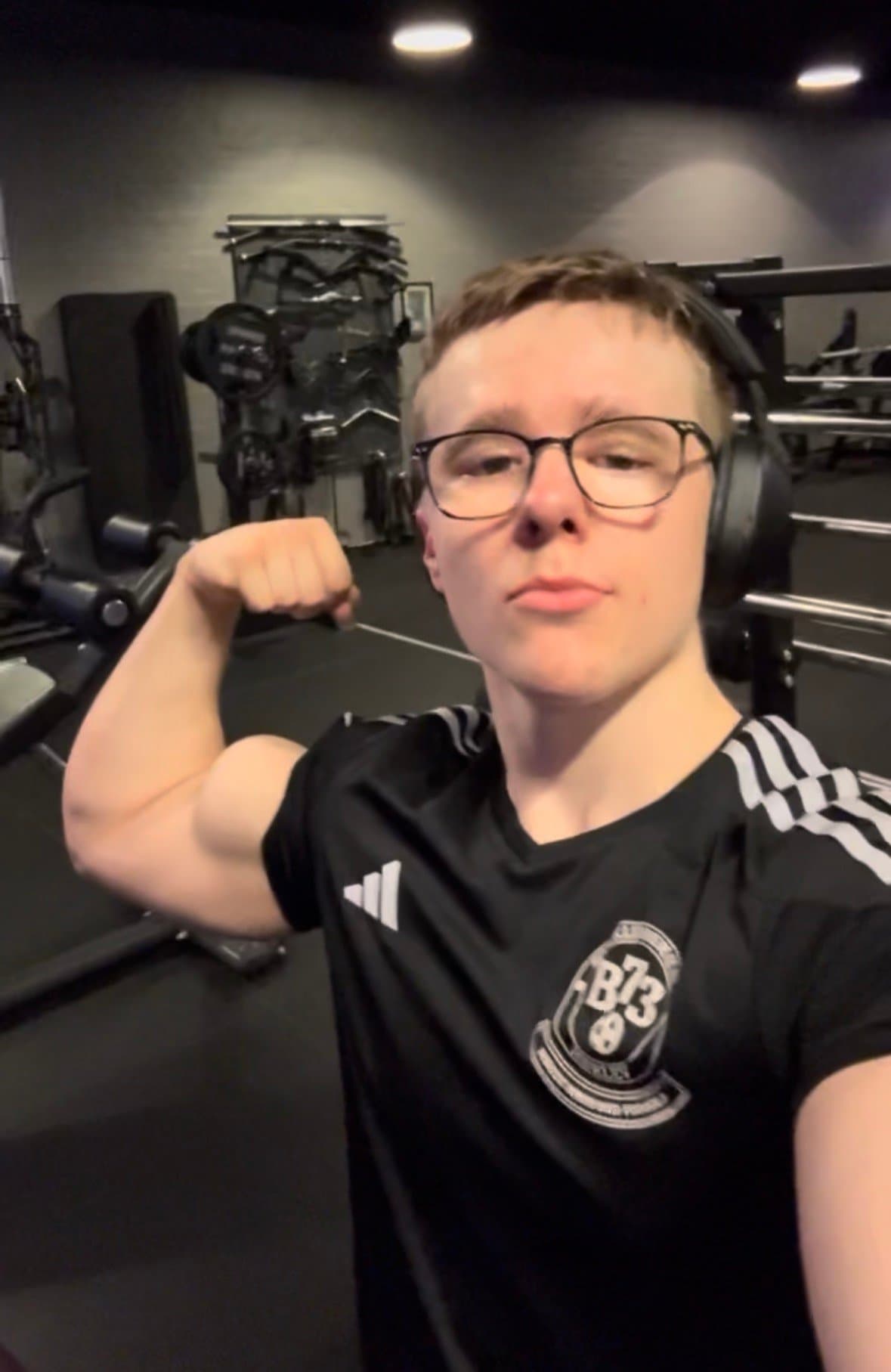 Oliver Bauer i fitnesscenter
